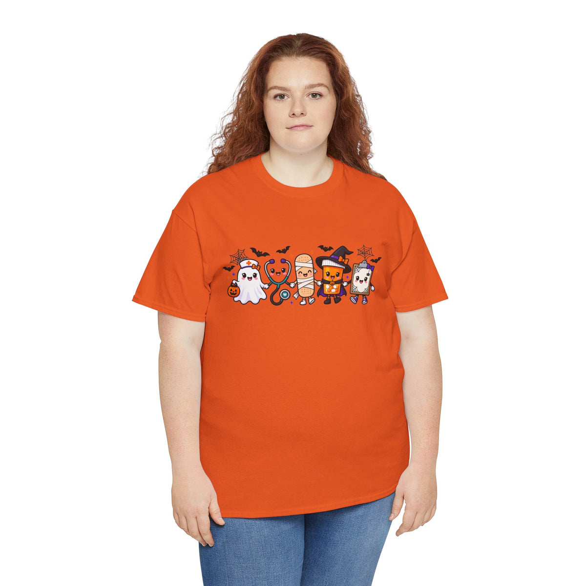 Halloween Candy Characters Tee — Cute Trick-or-Treat Ghosts & Candy Corn Shirt