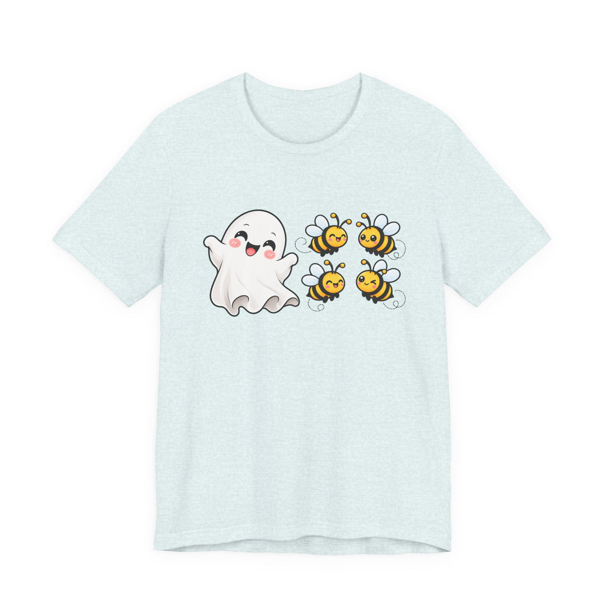 Boo & Bees Halloween Tee – Cute Ghost & Bee Shirt | Spooky Season Must-Have