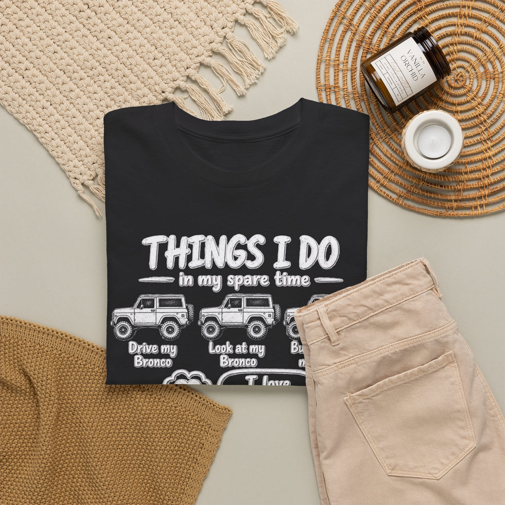 T‑Shirt — "Things I Do in My Spare Time" Jeep Lover Graphic Tee
