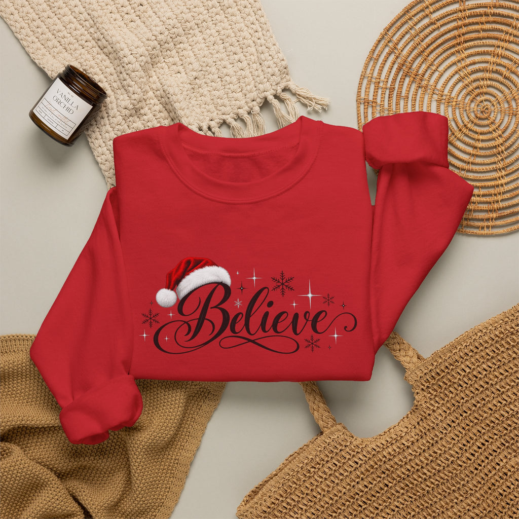 Believe Christmas Crewneck Sweatshirt