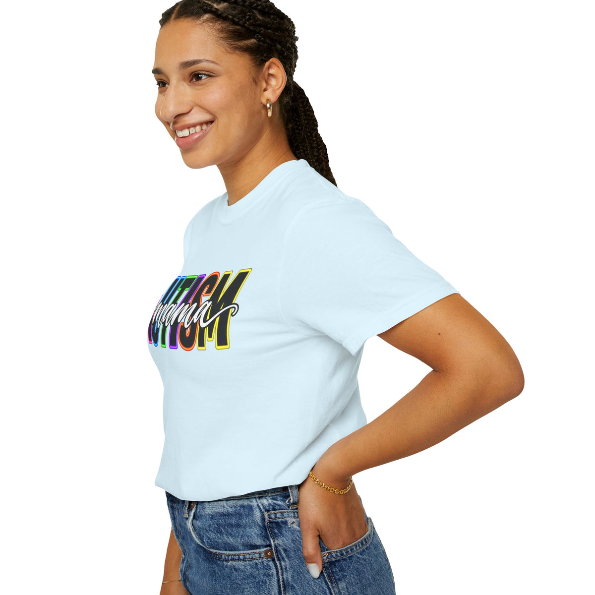 Autism Mama T-Shirt — Colorful Pride Support Tee for Moms