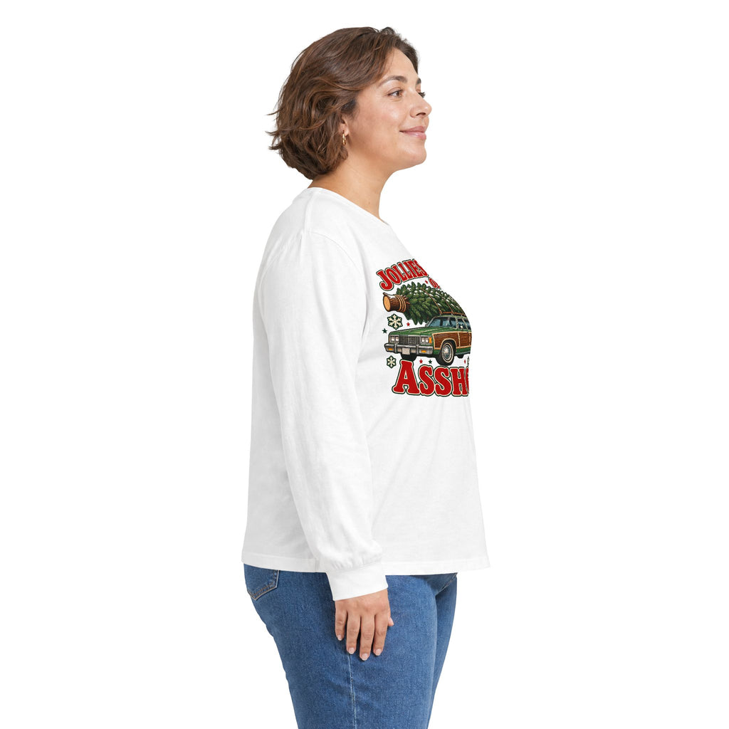 Jolliest Bunch of Assholes Christmas Long Sleeve Tee