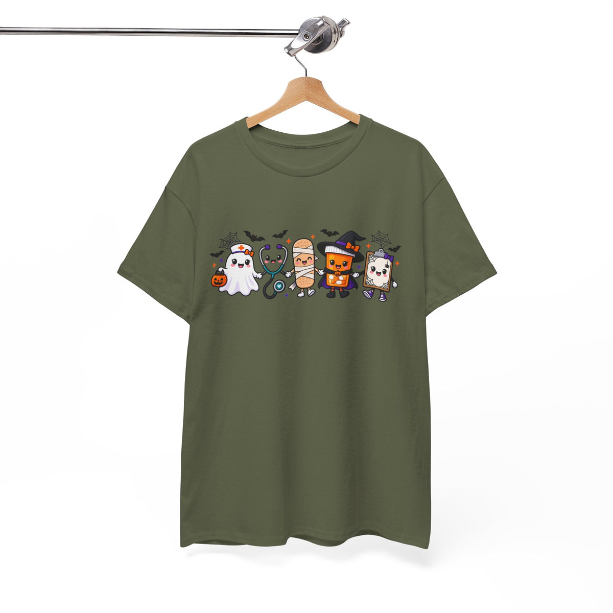 Halloween Candy Characters Tee — Cute Trick-or-Treat Ghosts & Candy Corn Shirt