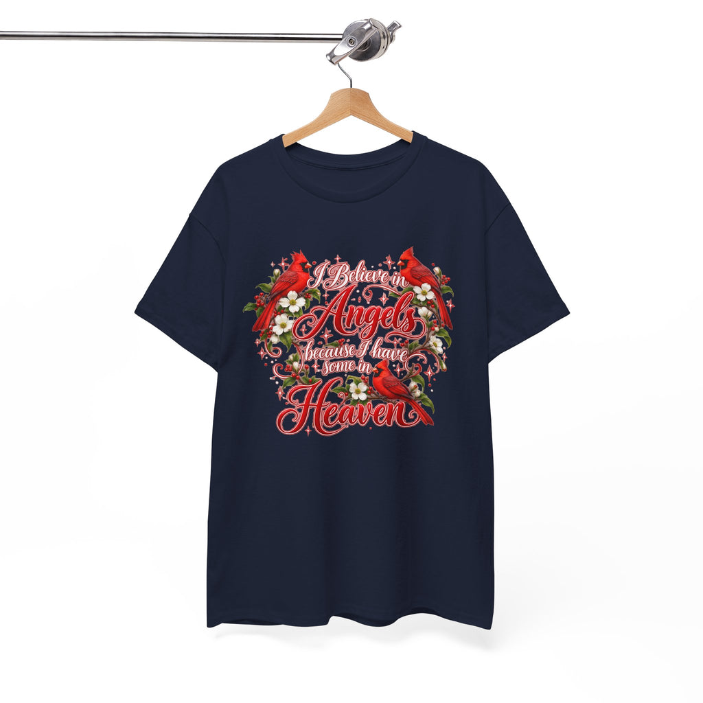 Angels from Heaven Cardinal Christmas T-Shirt