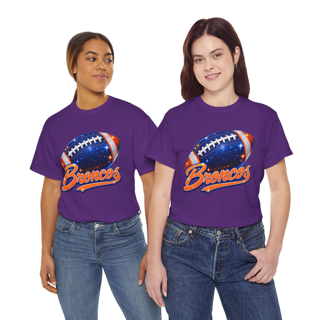Broncos Football T-Shirt — Galaxy Football Graphic Tee
