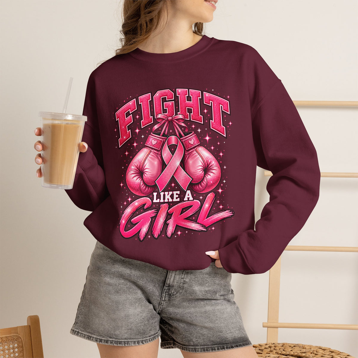 Fight Like a Girl Boxing Sweatshirt
