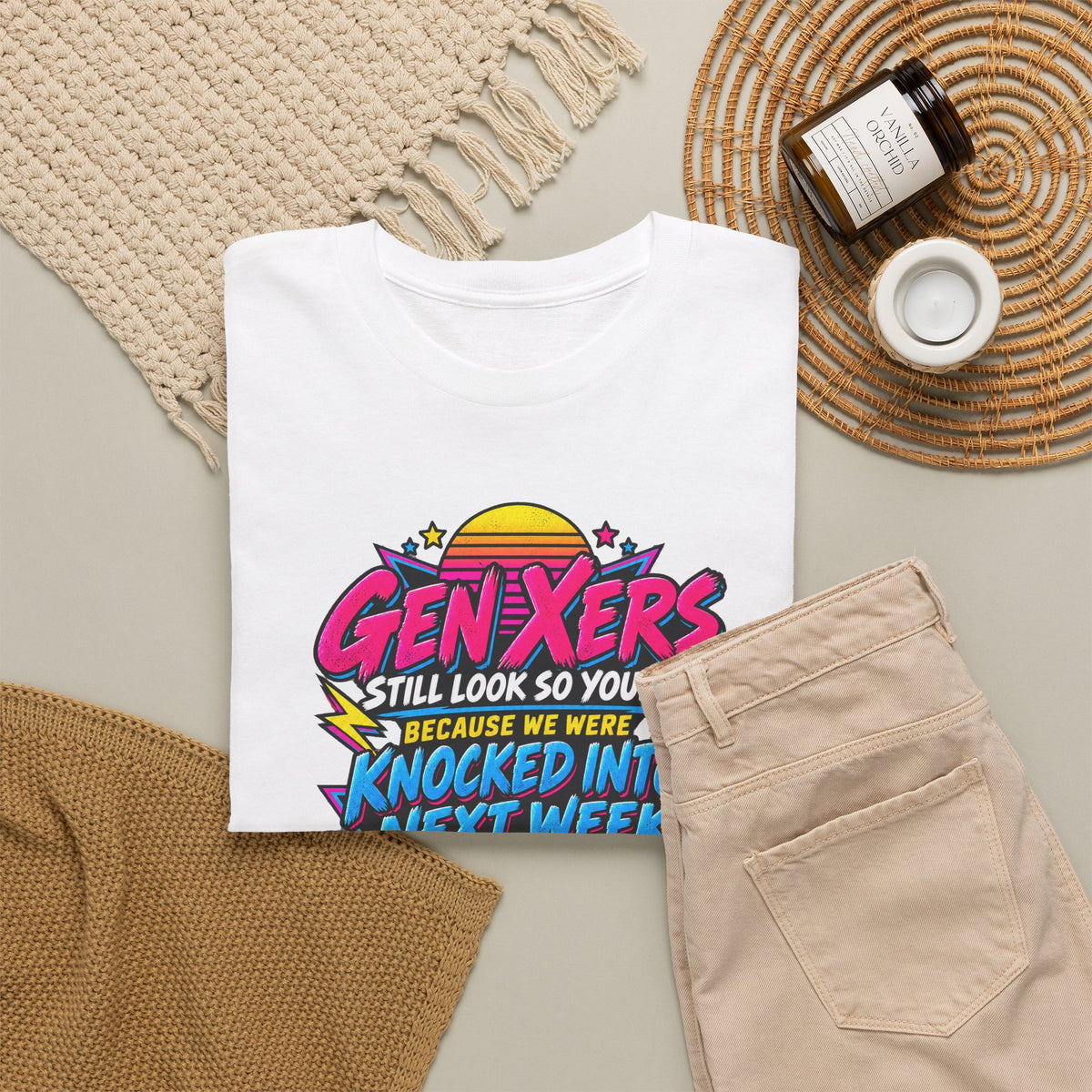 Gen Xers Retro Graphic Tee — “Still Look So Young… Missing Several Decades”