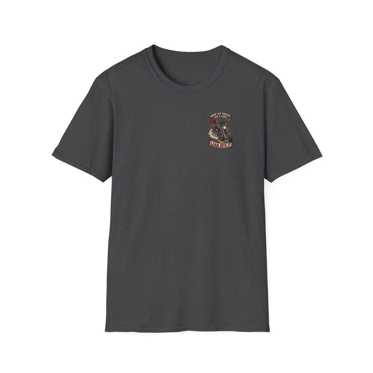 Motorcycle Rider Skull Tee — Born to Ride Graphic T-Shirt