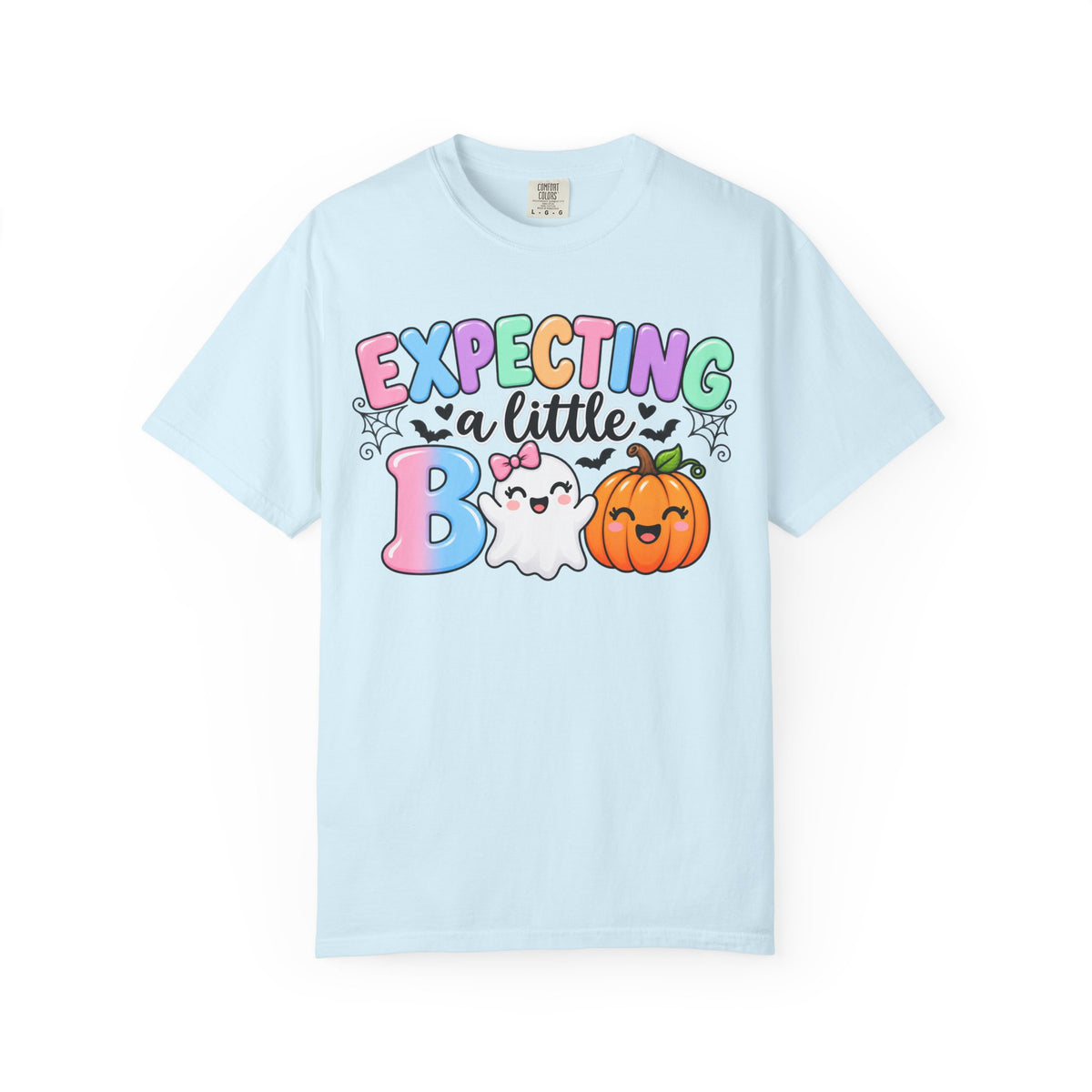 Expecting a Little Boo Maternity T-Shirt — Cute Halloween Pregnancy Tee