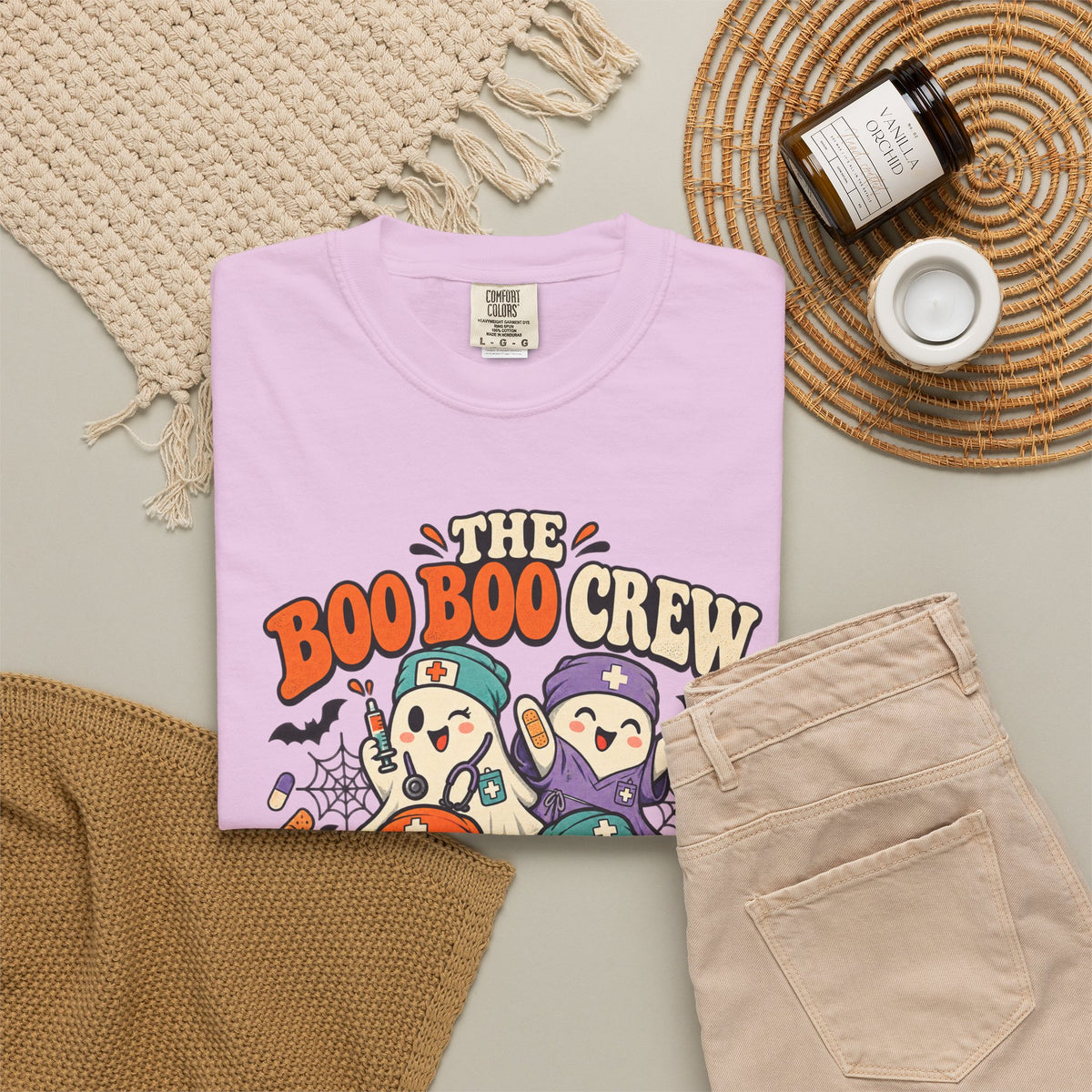 Halloween 'The Boo Boo Crew' Graphic T-Shirt