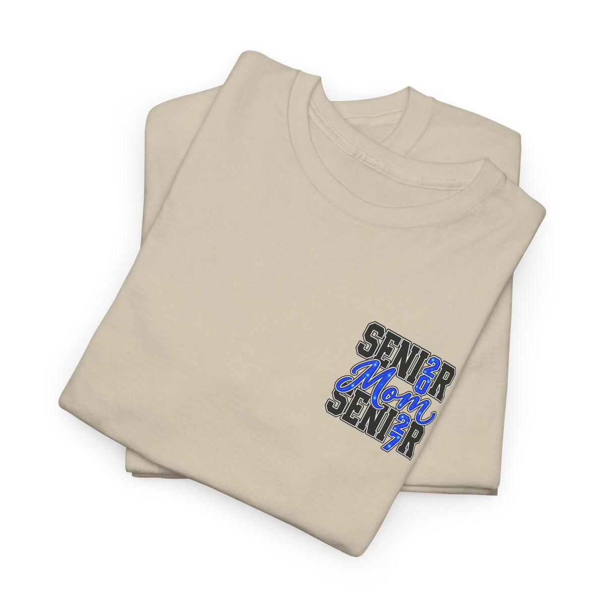 Senior Mom 2027 T-Shirt — Back Print Proud Senior Parent Tee
