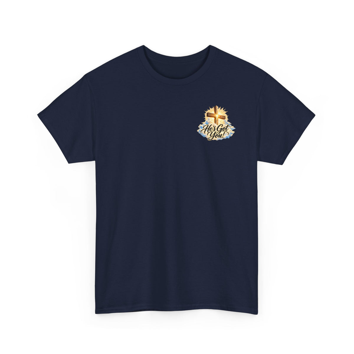 Don't Overthink It He's Got You Tee — Christian Cross Inspirational T‑Shirt