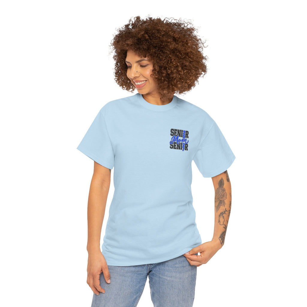 Senior Mom 2027 T-Shirt — Back Print Proud Senior Parent Tee