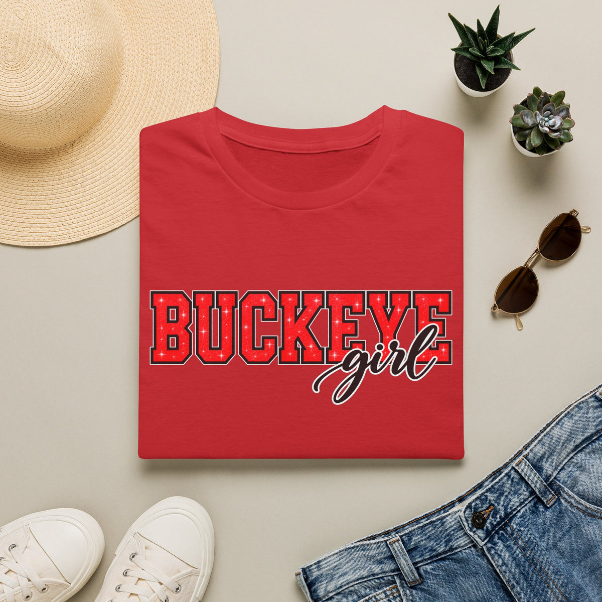 Buckeye Girl T-Shirt — Ohio State Football Fan Tee