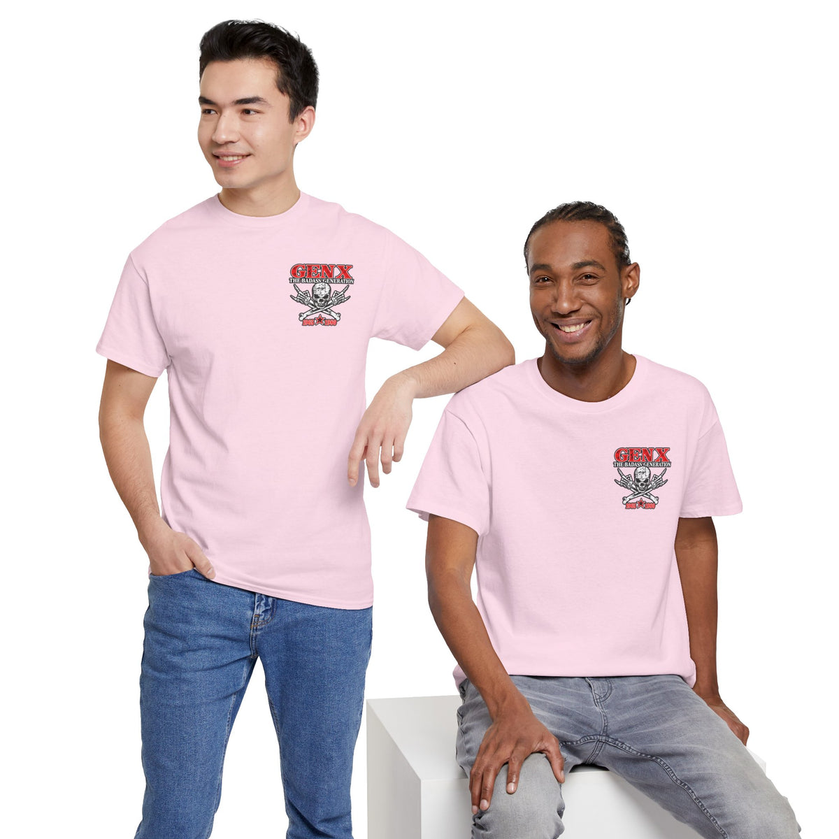 Gen X T‑Shirt — "The Badass Generation" Skull & Crossbones Retro Tee