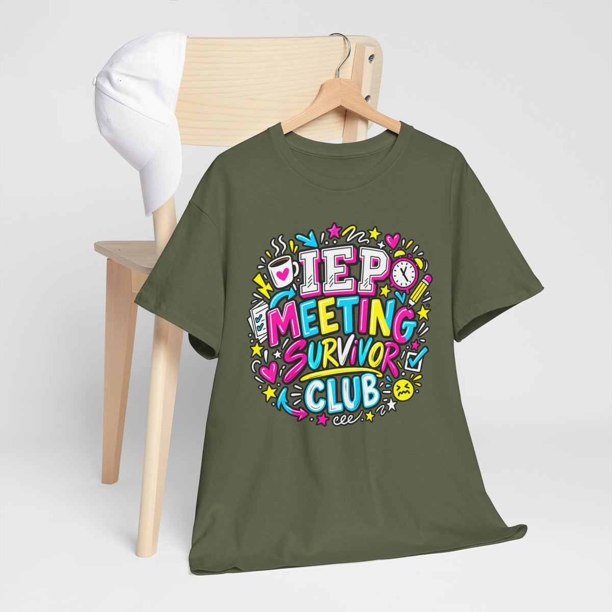 Video Meeting Survivor Club T-Shirt — Funny Remote Work Tee