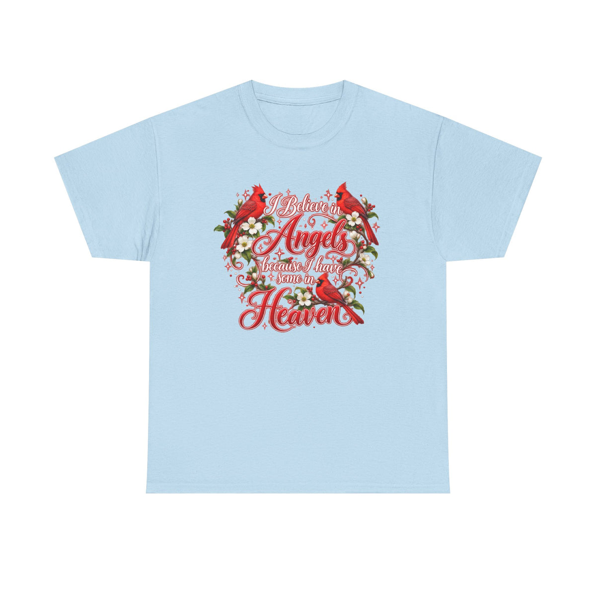 Angels from Heaven Cardinal Christmas T-Shirt