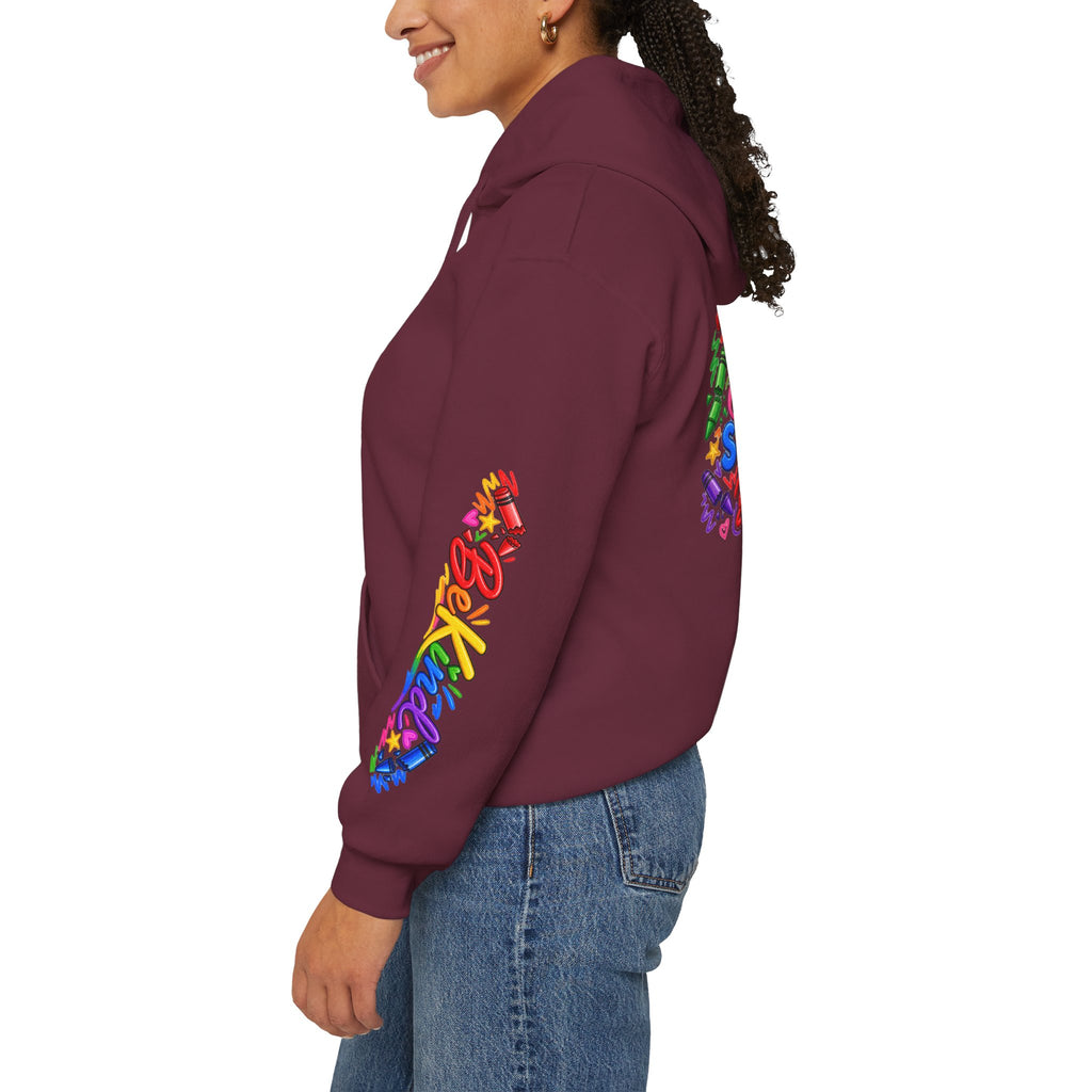 Broken Crayons Still Colorful Rainbow Art Hoodie