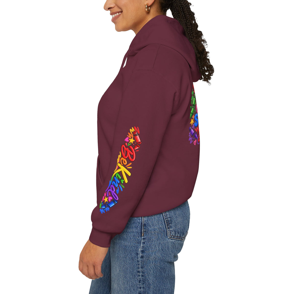 Broken Crayons Still Colorful Rainbow Art Hoodie