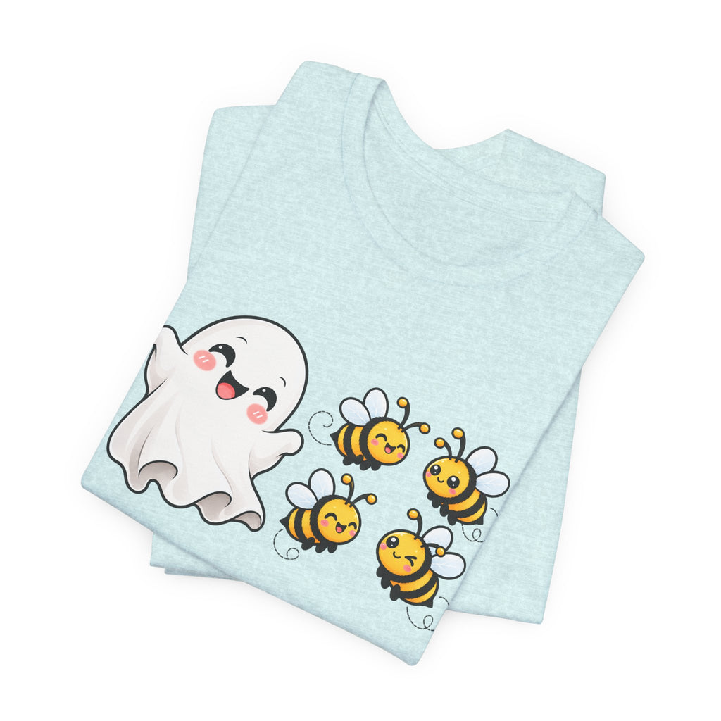 Boo & Bees Halloween Tee – Cute Ghost & Bee Shirt | Spooky Season Must-Have