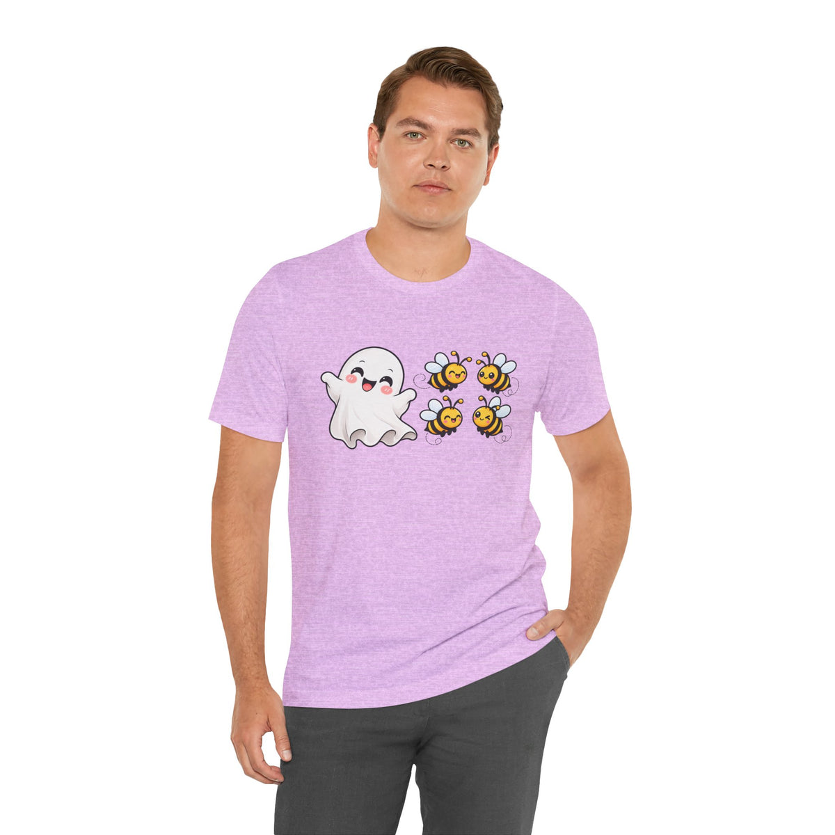 Boo & Bees Halloween Tee – Cute Ghost & Bee Shirt | Spooky Season Must-Have