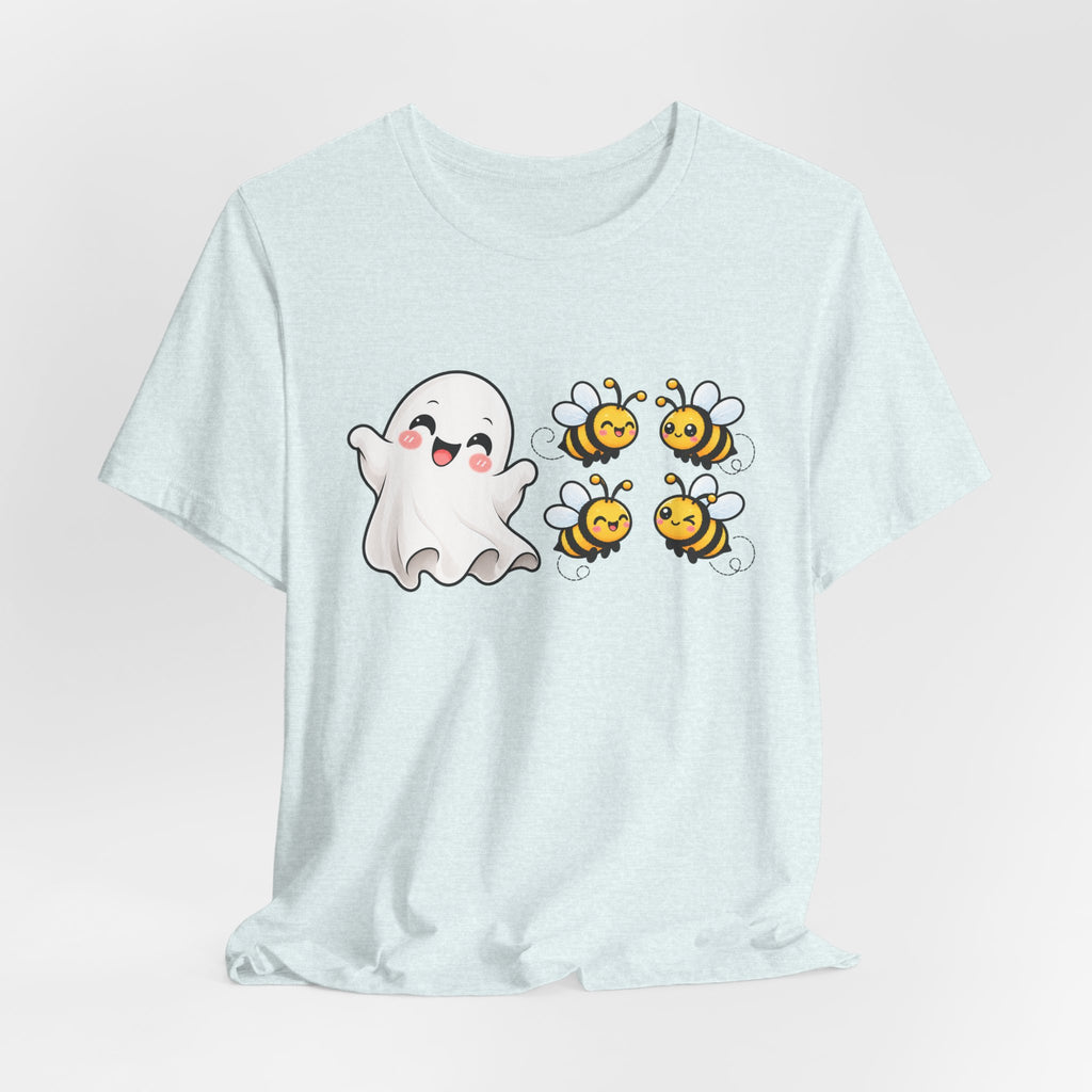 Boo & Bees Halloween Tee – Cute Ghost & Bee Shirt | Spooky Season Must-Have