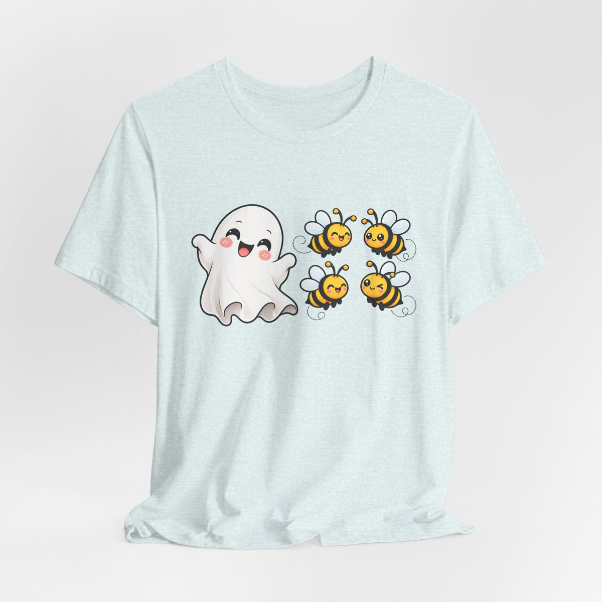 Boo & Bees Halloween Tee – Cute Ghost & Bee Shirt | Spooky Season Must-Have