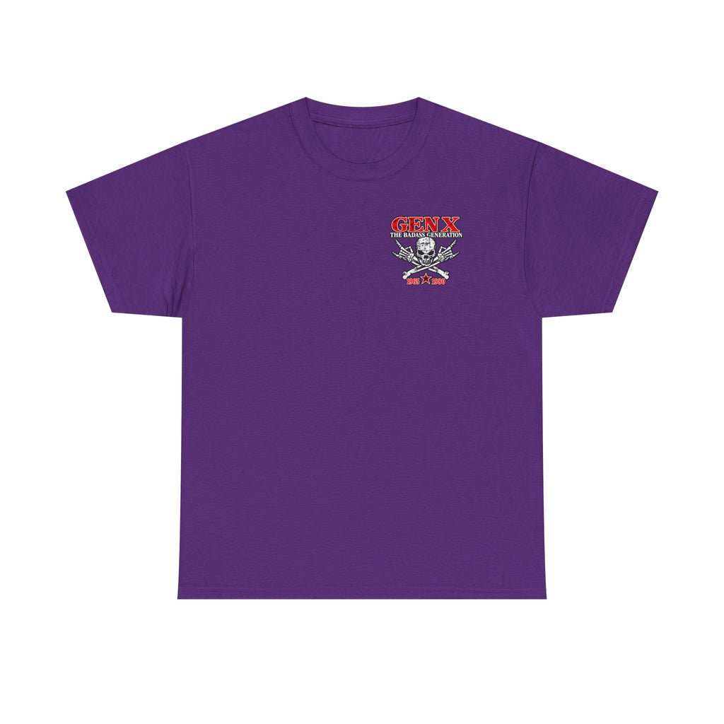 Gen X T‑Shirt — "The Badass Generation" Skull & Crossbones Retro Tee