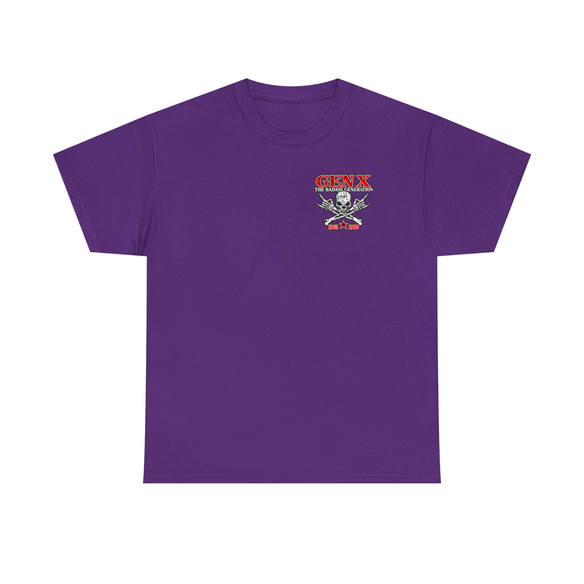 Gen X T‑Shirt — "The Badass Generation" Skull & Crossbones Retro Tee