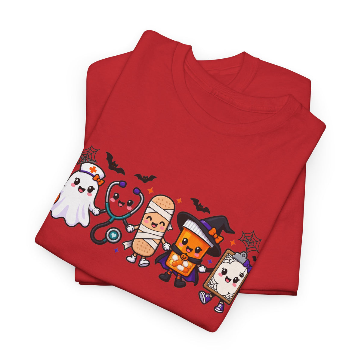 Halloween Candy Characters Tee — Cute Trick-or-Treat Ghosts & Candy Corn Shirt