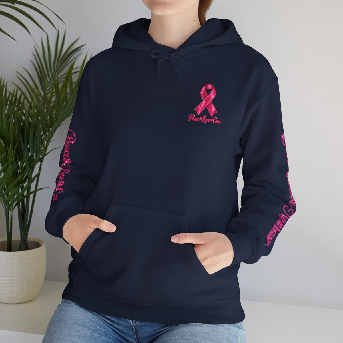 Pink Ribbon Breast Cancer Awareness Hoodie