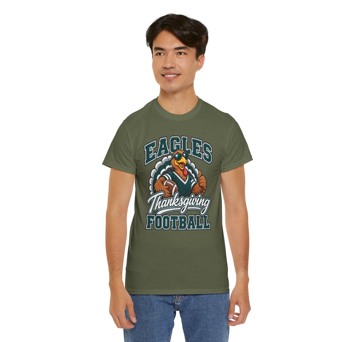 Eagles Thanksgiving Football Tee