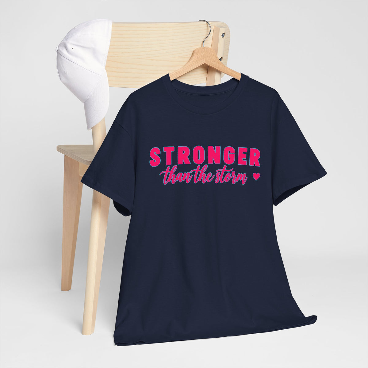 Stronger Than the Storm Tee - Inspirational Women's Resilience T-Shirt