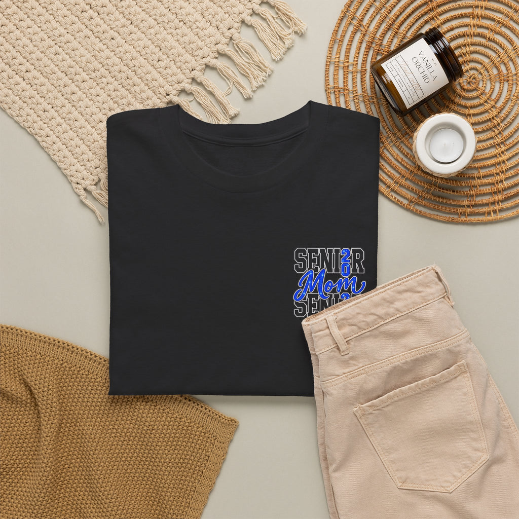 Senior Mom 2027 T-Shirt — Back Print Proud Senior Parent Tee