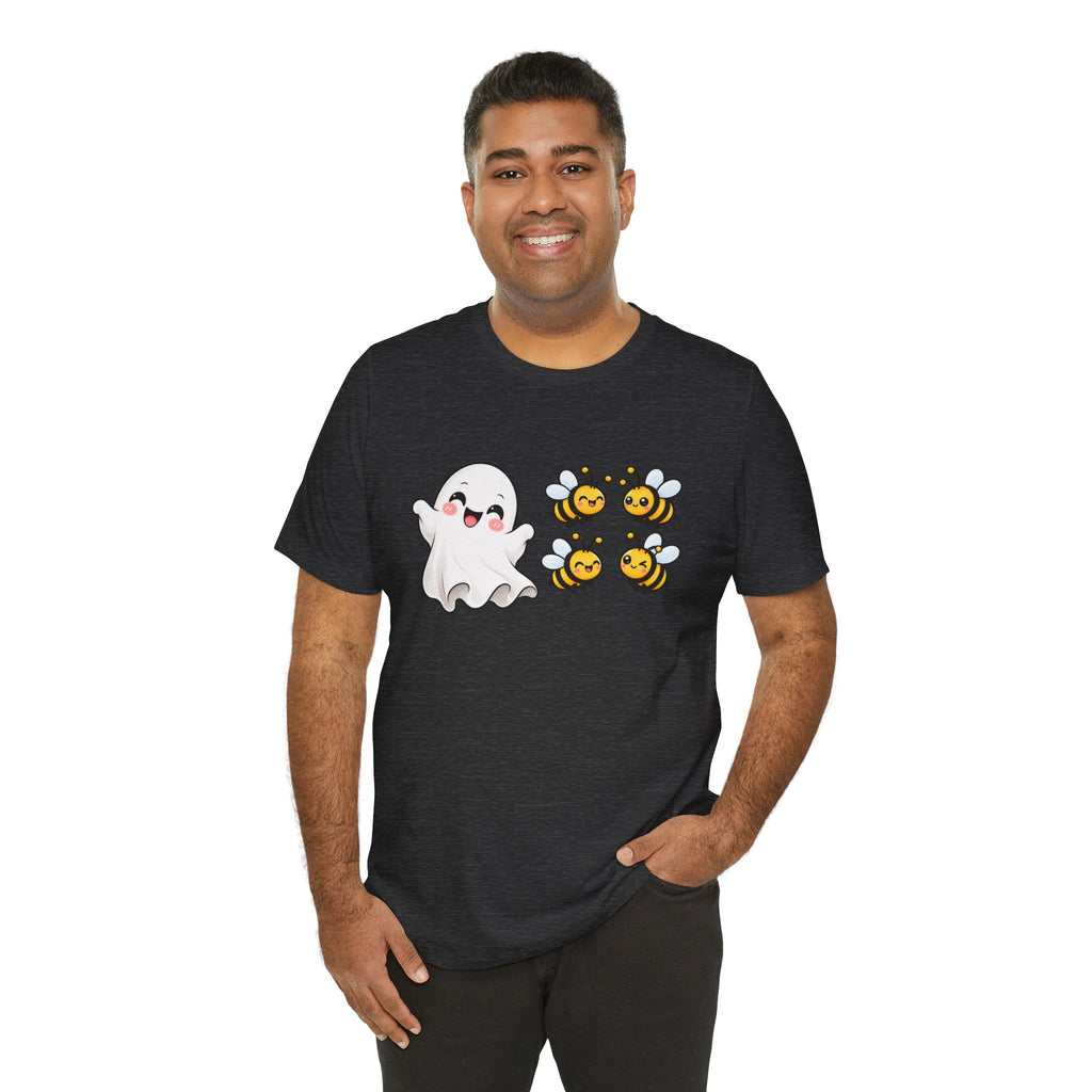 Boo & Bees Halloween Tee – Cute Ghost & Bee Shirt | Spooky Season Must-Have