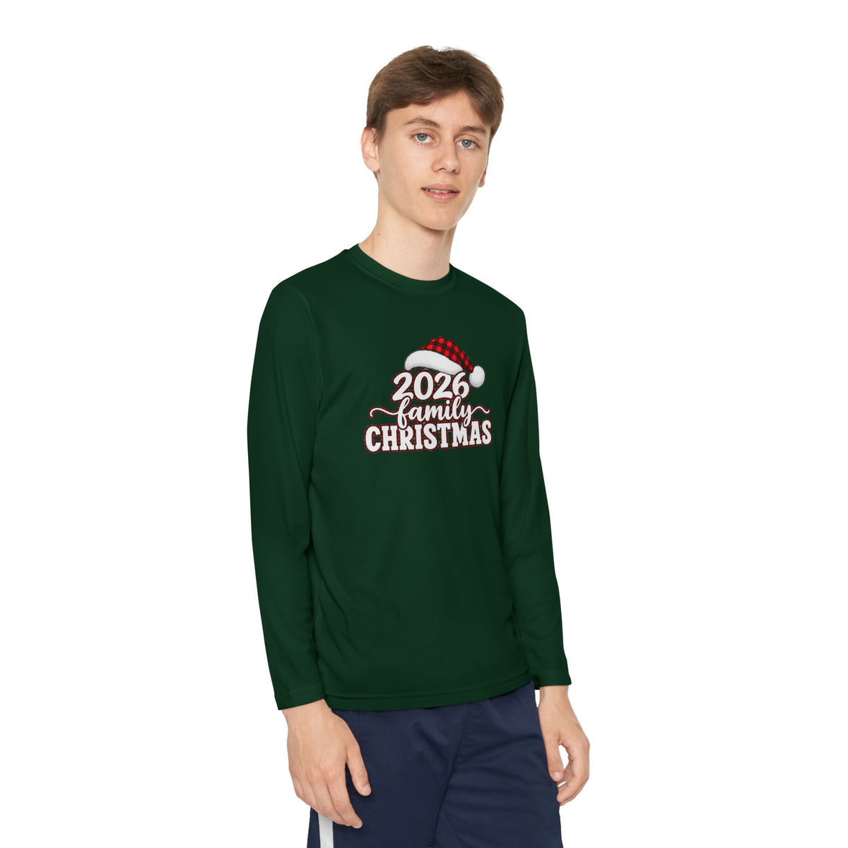 2026 Family Christmas Youth Long Sleeve Tee