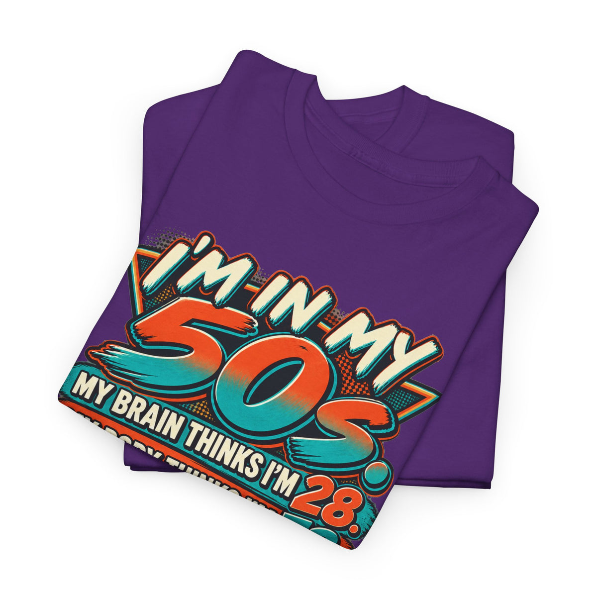 Retro 50s Birthday T‑Shirt — "I'm in My 50s" 80s Playlist Cassette Tee