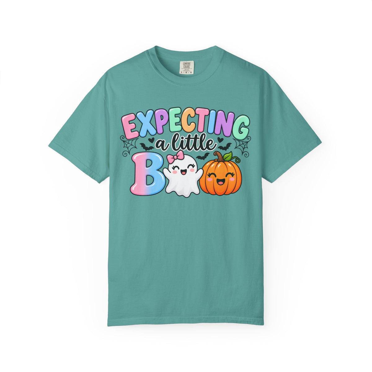 Expecting a Little Boo Maternity T-Shirt — Cute Halloween Pregnancy Tee