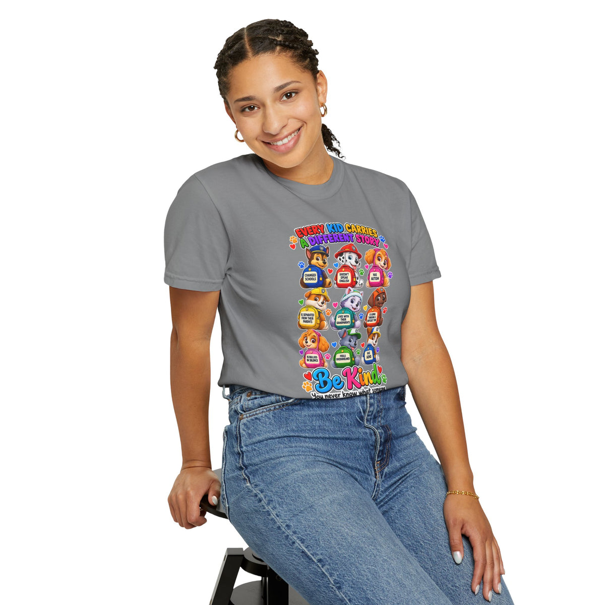 Be Kind Every Kid Carries Inspirational T-Shirt