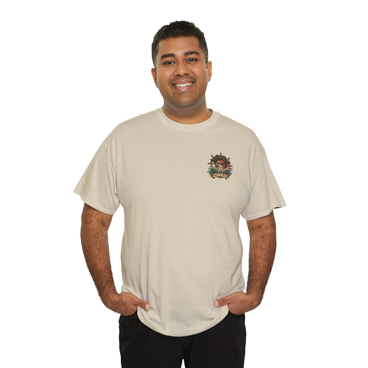 Pirate Skull Tee — "I Was a Pirate" Nautical Skull, Water • Alcohol • Booty • Boats Graphic T‑Shirt
