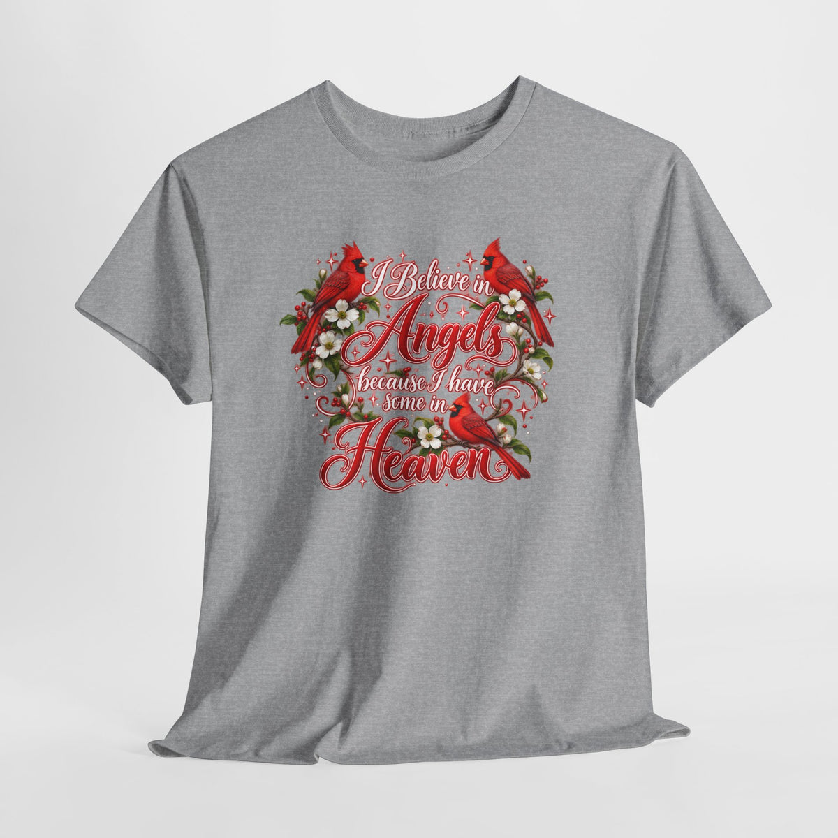 Angels from Heaven Cardinal Christmas T-Shirt