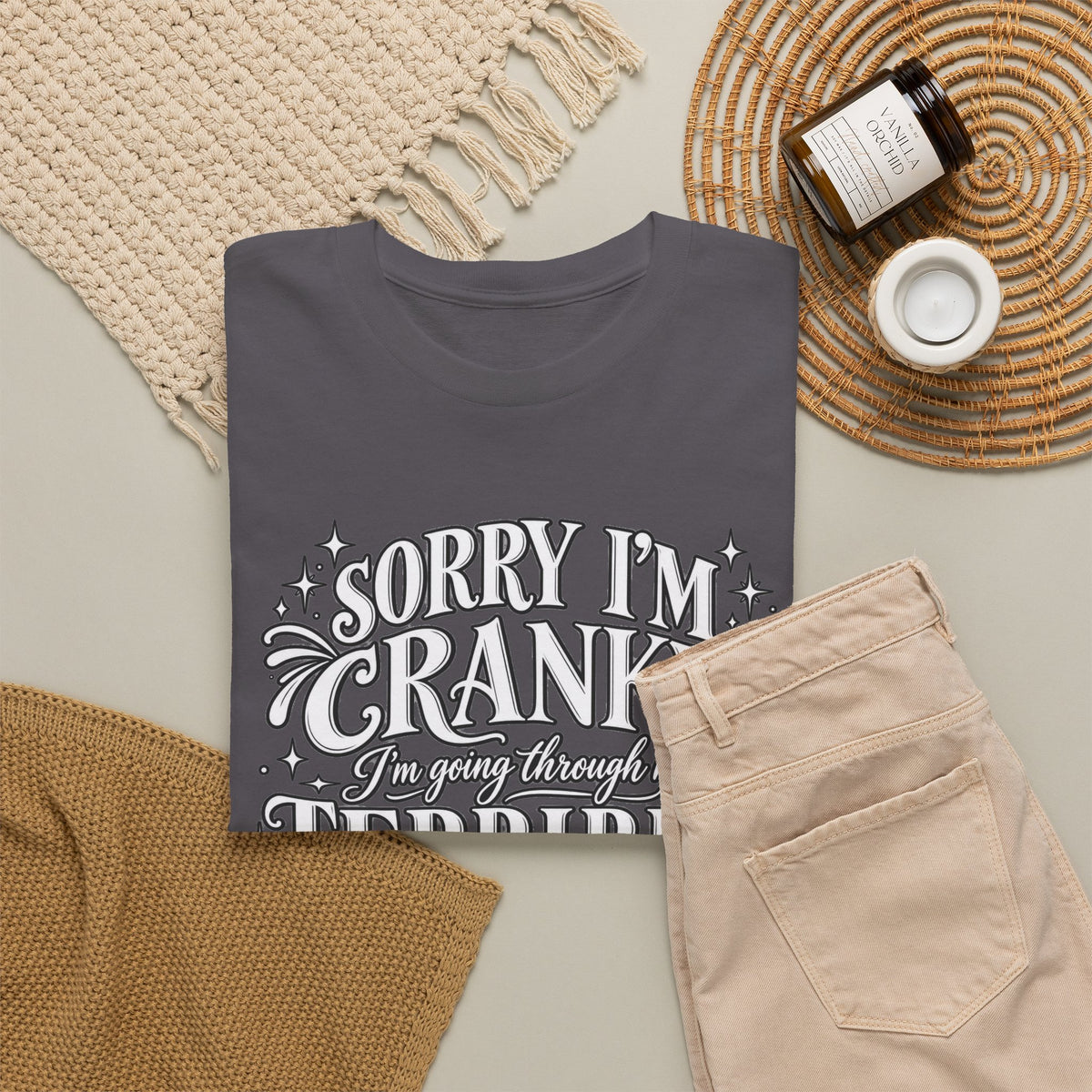 Sorry I'm Cranky—Terrible Fifties Funny Graphic Tee