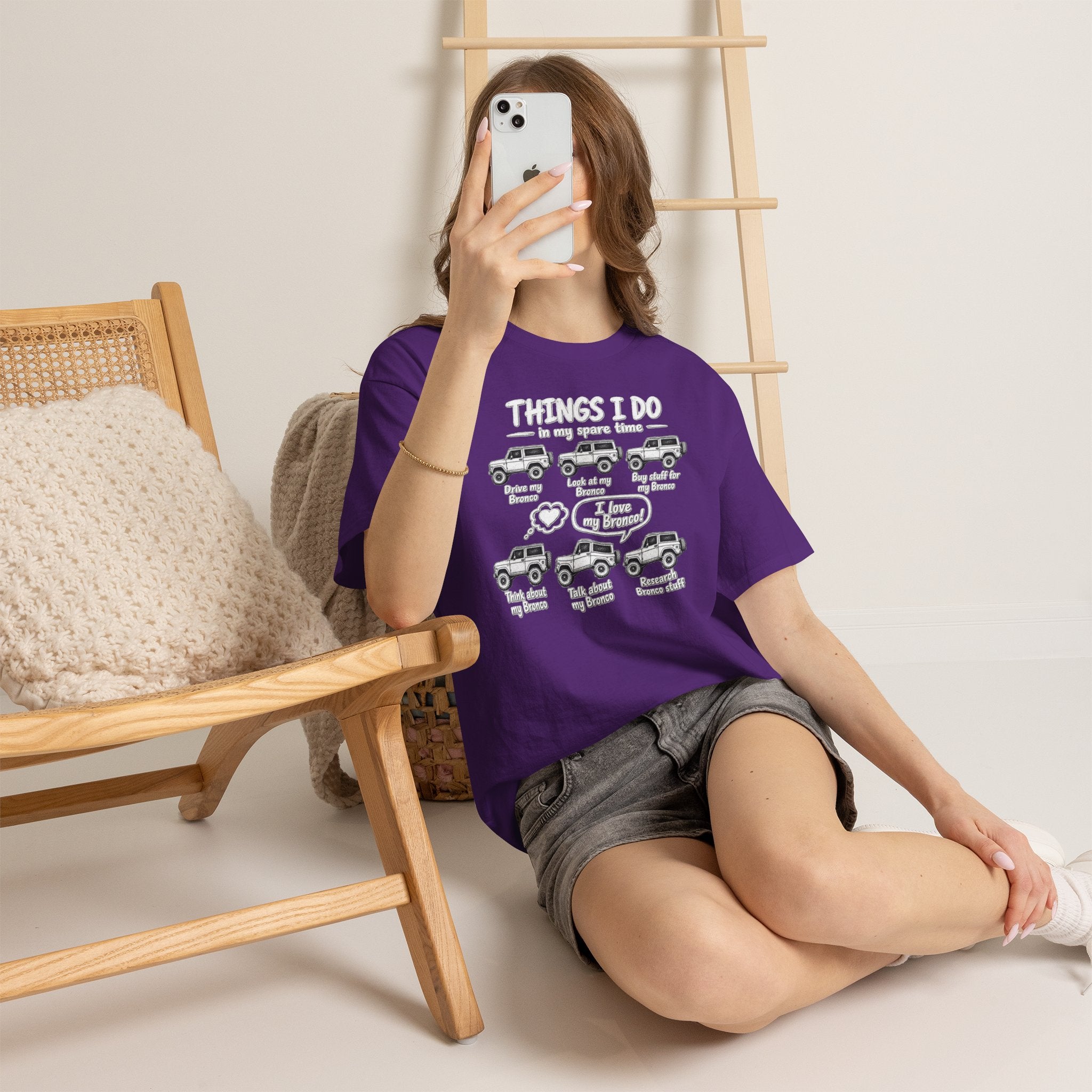 T‑Shirt — "Things I Do in My Spare Time" Jeep Lover Graphic Tee
