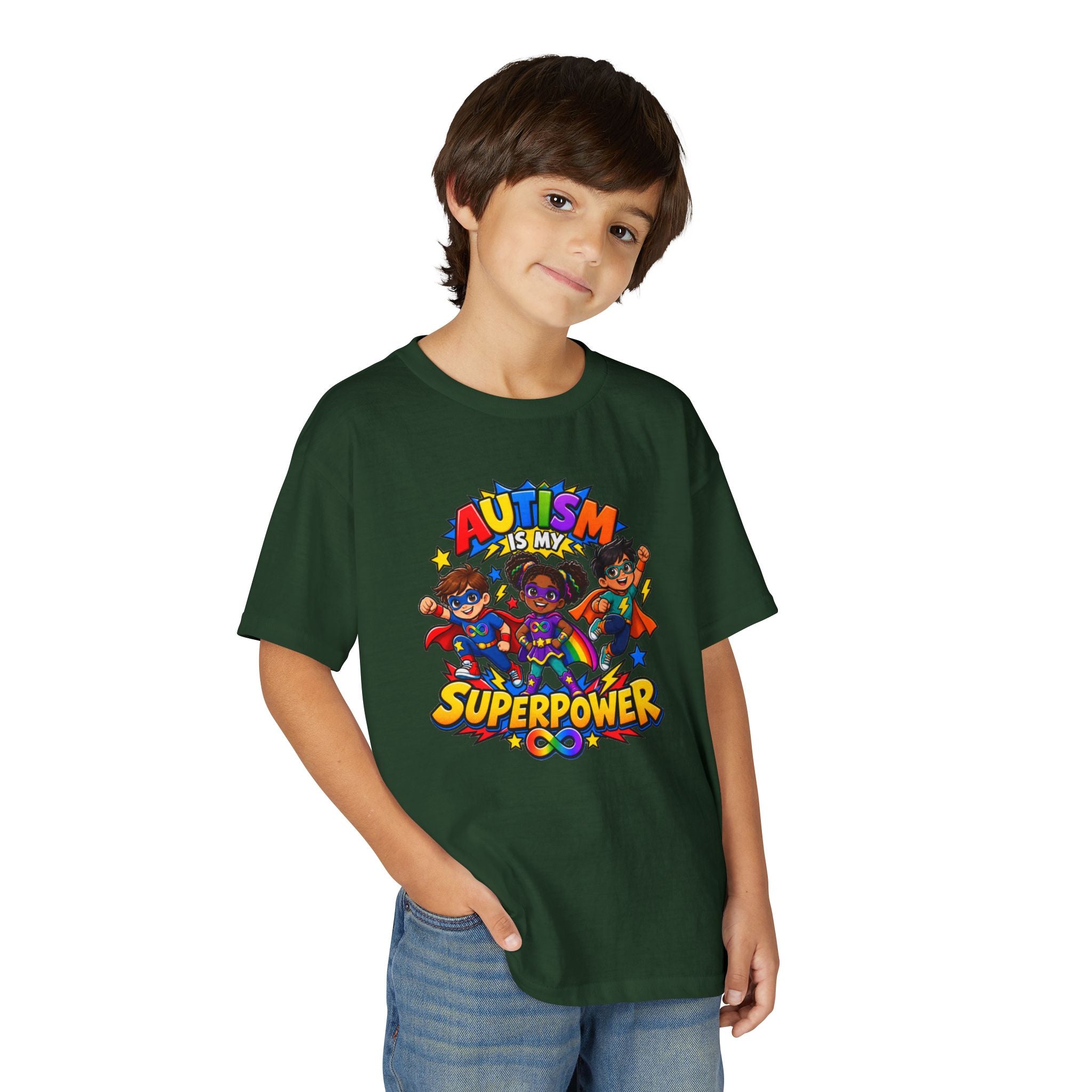 Autism Is My Superpower Youth T-Shirt