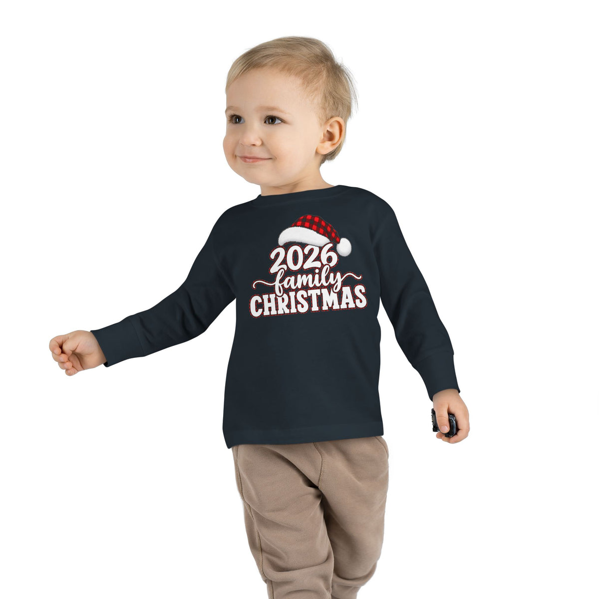 2026 Family Christmas Toddler Long Sleeve Tee