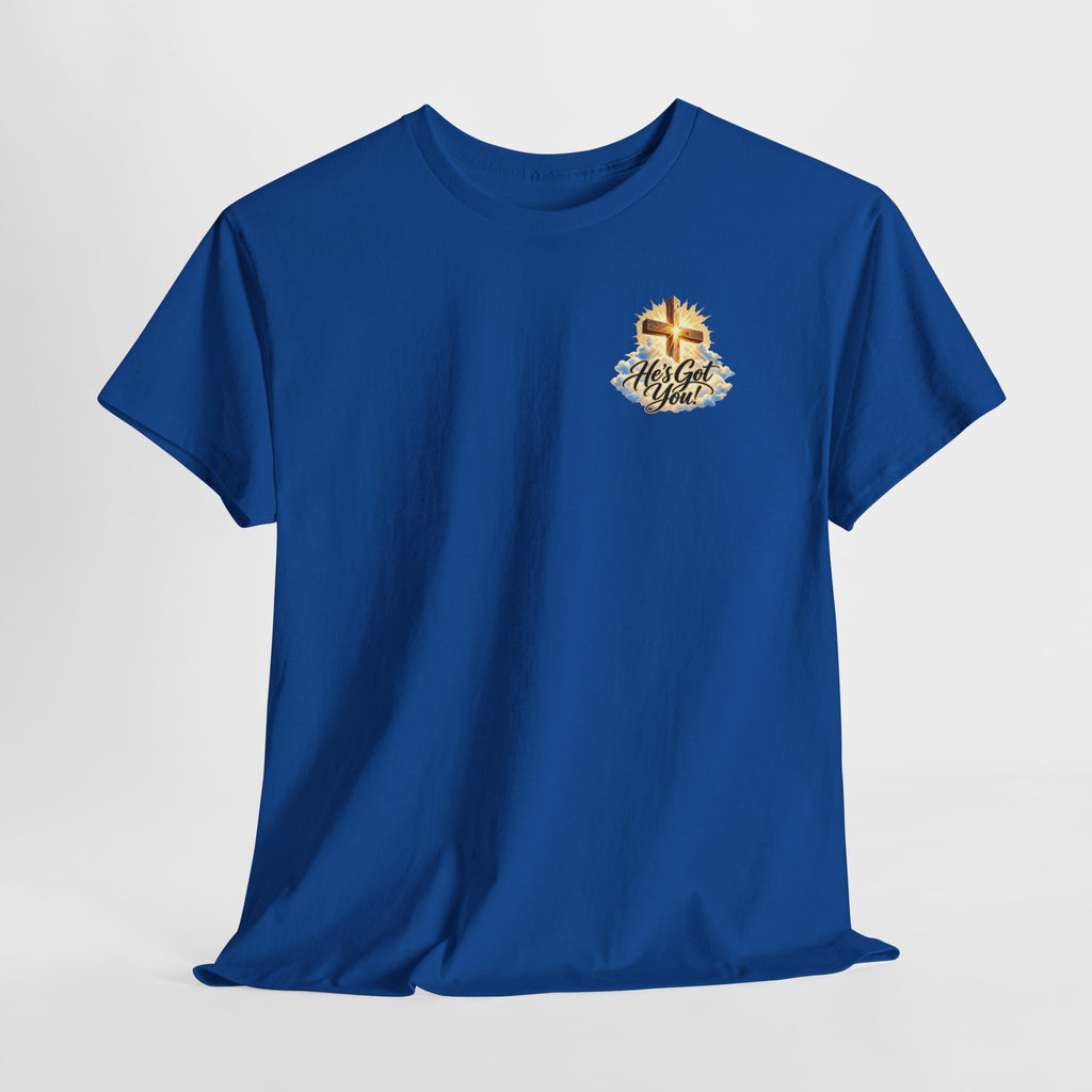 Don't Overthink It He's Got You Tee — Christian Cross Inspirational T‑Shirt