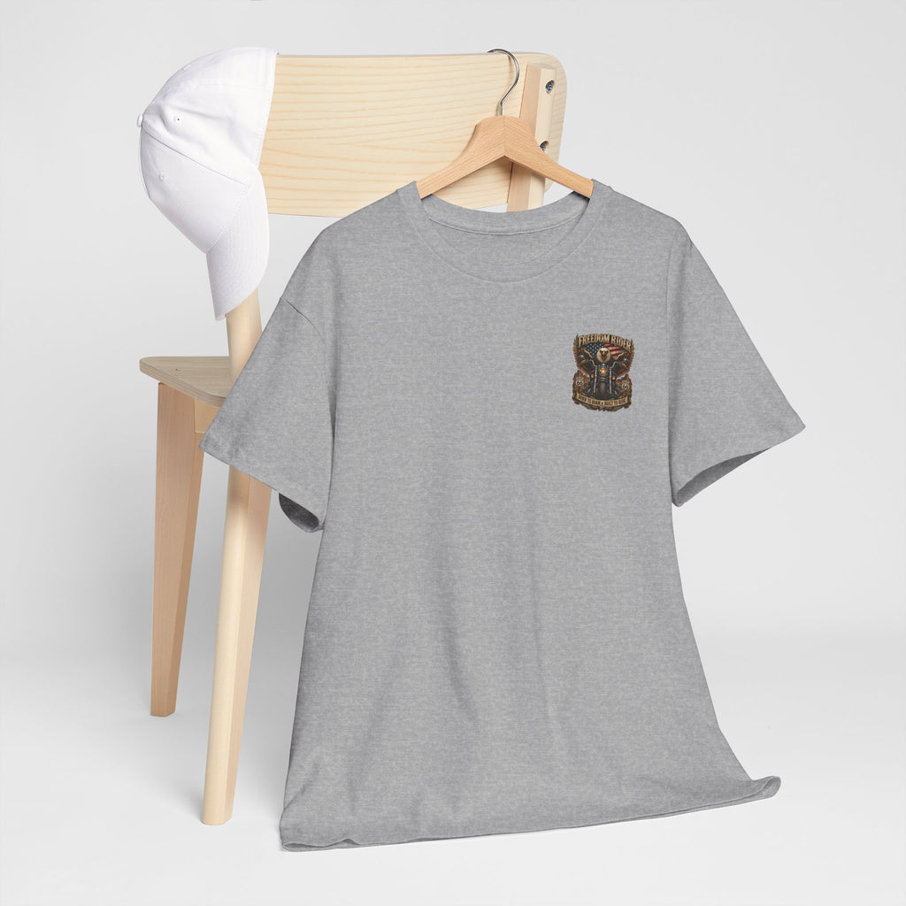 Freedom Rider Motorcycle T‑Shirt — Born to Roam Vintage Biker Tee