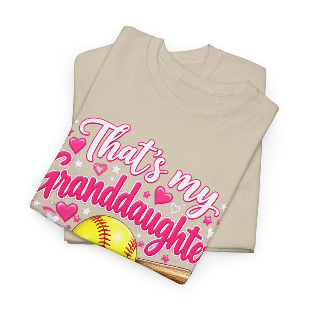 That’s My Granddaughter Out There Softball Grandma T-Shirt