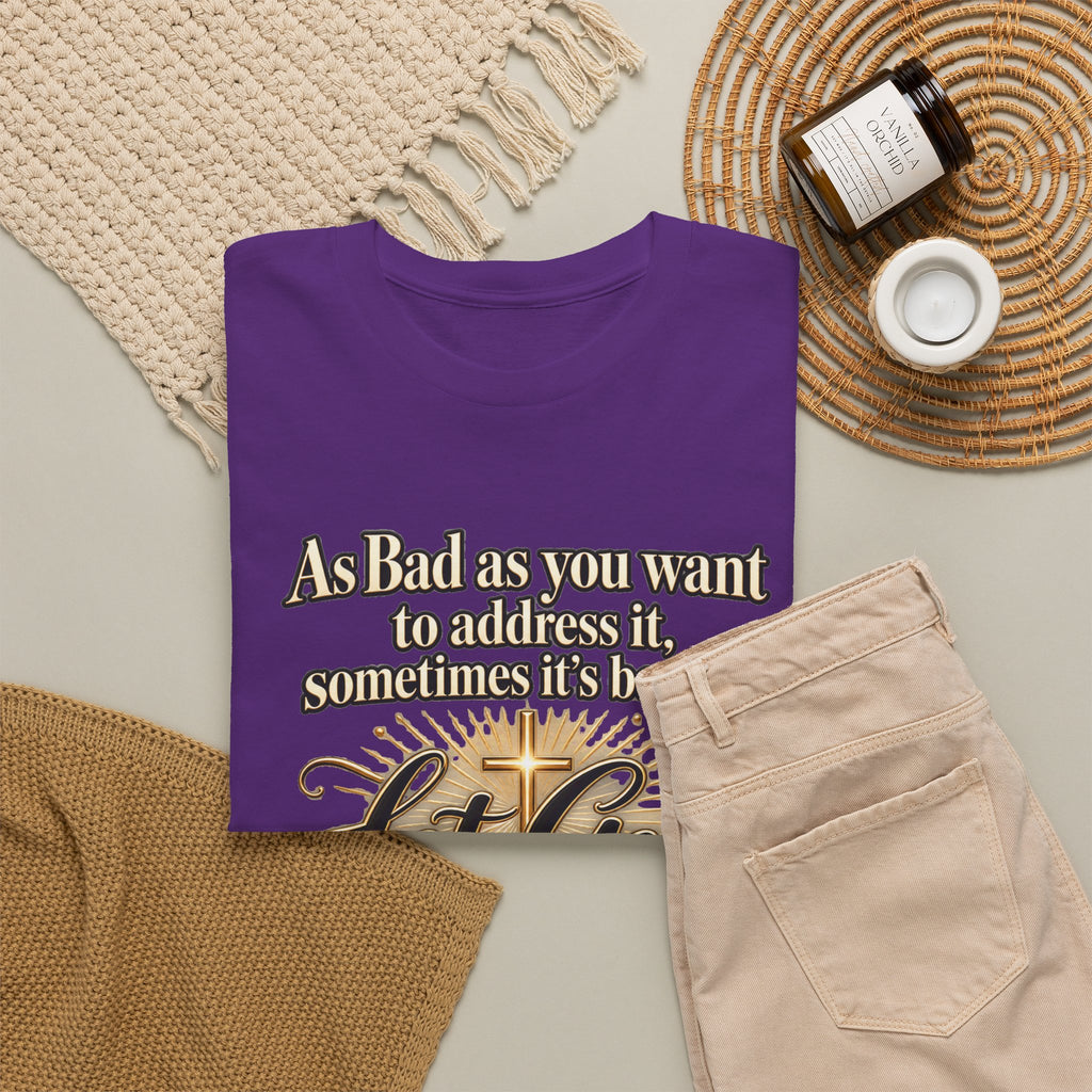 Let God Defend You Inspirational Christian T-Shirt