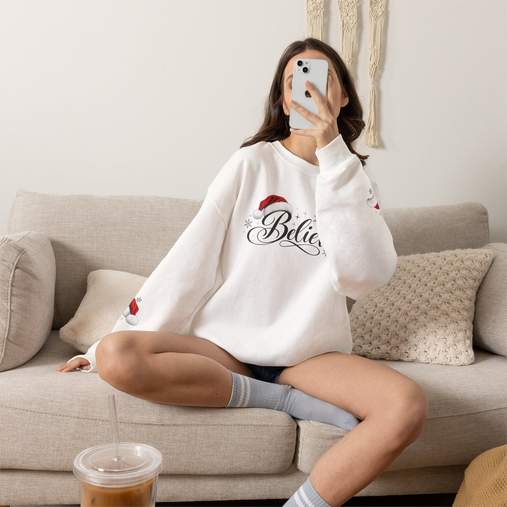 Believe Christmas Crewneck Sweatshirt